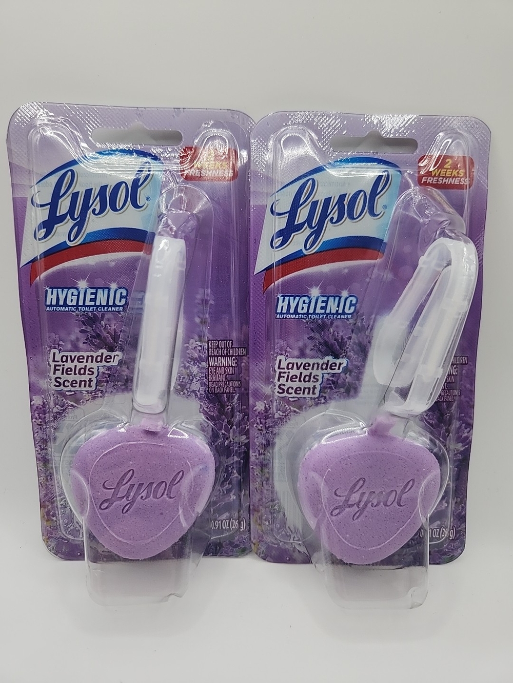 Lysol Lavender Fields Scent Toilet Bowl Cleaner - Purple x2
